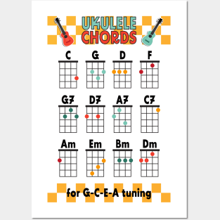 Ukulele Chords Posters and Art